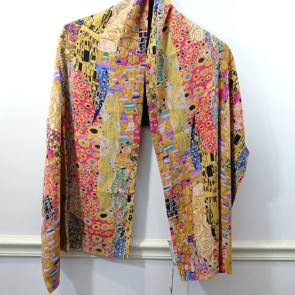 Vintage Diane Von Furstenberg Scarf Silk Assets NWT Art Graphic Classy - Picture 1 of 7